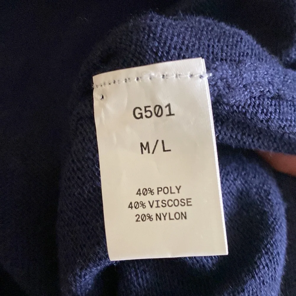 Kerisma RAVEN TOP sweater. Navy. Large oversized pocket. Artsy Lagenlook M/L